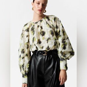 & Other Stories printed blouse